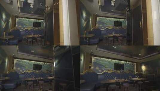高档歌厅音乐餐厅歌厅包间2高清在线视频素材下载