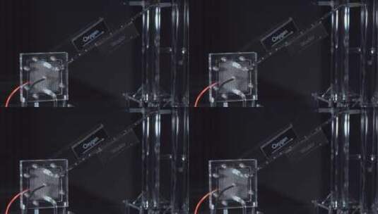 实验室氧气和水的过滤高清在线视频素材下载