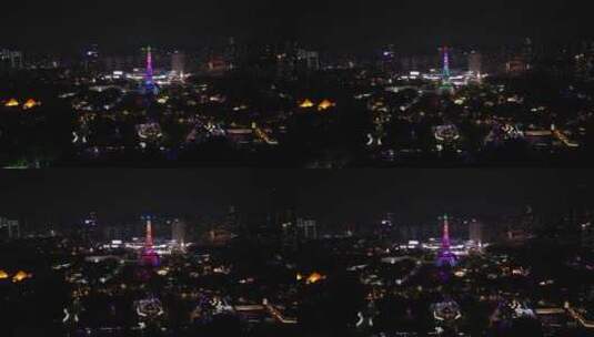 深圳华侨城世界之窗烟花秀高清在线视频素材下载