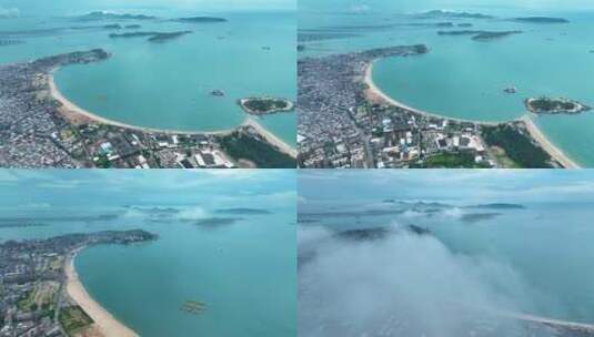 4K航拍福建漳州市东山岛景区集合2高清在线视频素材下载