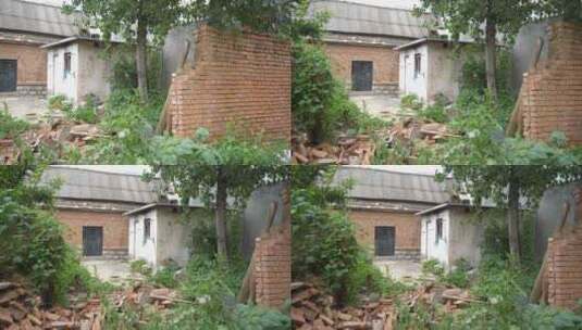 年久失修的农村老房子高清在线视频素材下载