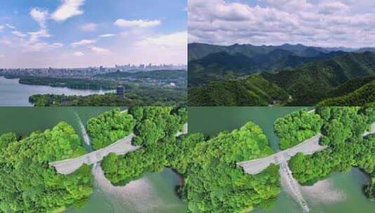 【合集】杭州城市宣传片 城市地标 西湖风光高清在线视频素材下载
