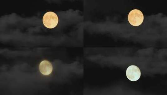 月亮六组镜头合集高清在线视频素材下载