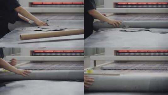 工匠 生产加工  皮革机械  制造业高清在线视频素材下载