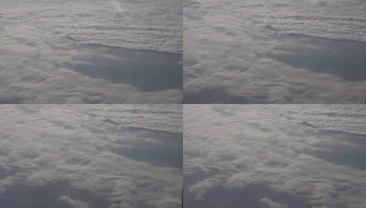 飞机上航拍云海高清在线视频素材下载