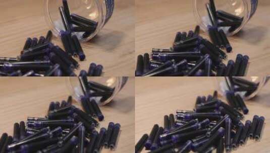 钢笔可替换墨囊 8K高清在线视频素材下载