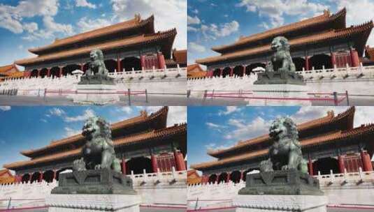 北京故宫太和门视频高清在线视频素材下载