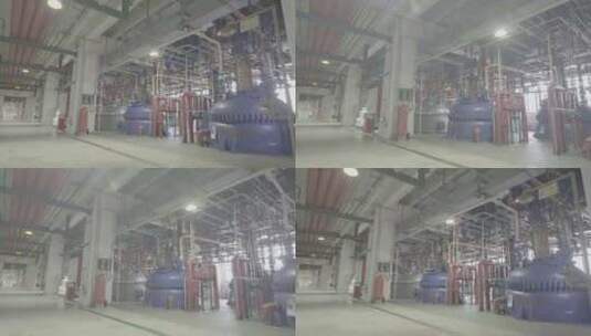 化工厂化学品药品锂电池电解液车间工厂05高清在线视频素材下载