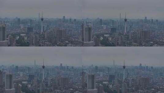 四川成都城市天府市区高空夜景航拍高清在线视频素材下载