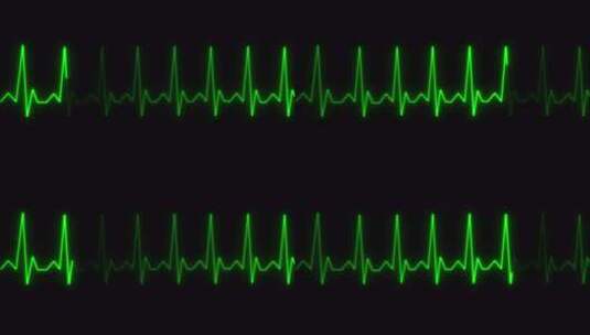 概念3-E1逼真的心脏脉搏监视器动画高清在线视频素材下载