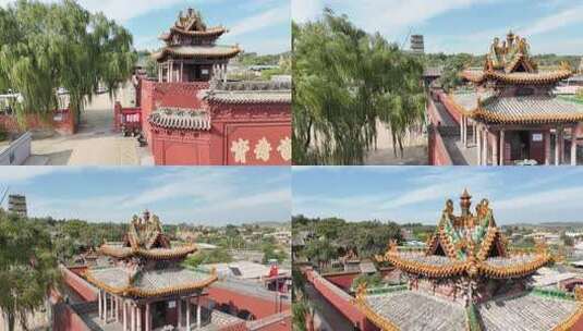 古建筑寺庙高清在线视频素材下载