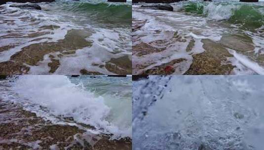 自然风光大海海水海浪视频高清在线视频素材下载