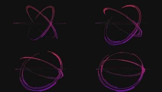 立体圆环基础科技感AE模板高清AE视频素材下载