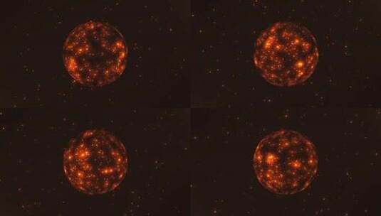 粒子能量球高清在线视频素材下载