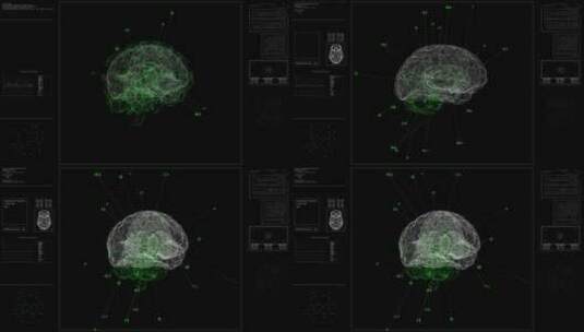 大脑HUD高清在线视频素材下载