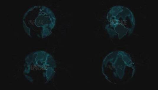 升级地球背景高清在线视频素材下载