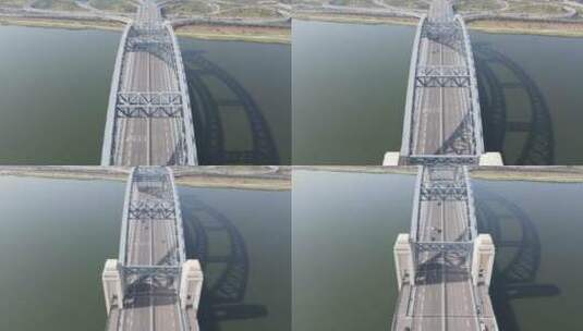 晋阳桥垂直平移高清在线视频素材下载