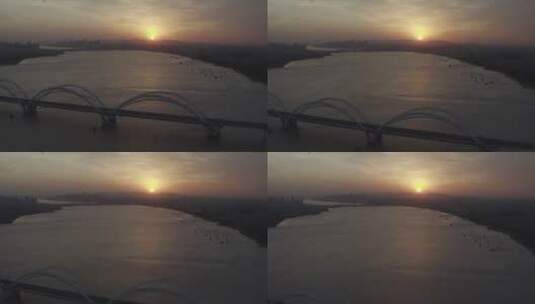九堡大桥高清在线视频素材下载