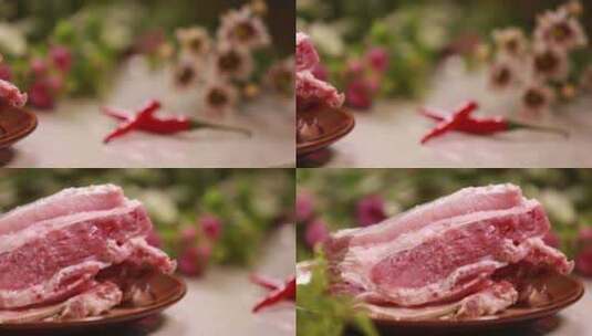 牛腩肉牛肉高清在线视频素材下载