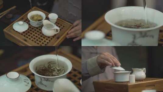茶艺茶道泡茶喝茶文化传统养身高清在线视频素材下载