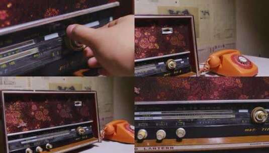 老式收音机 、怀旧、708090年代 4素材K高清在线视频素材下载