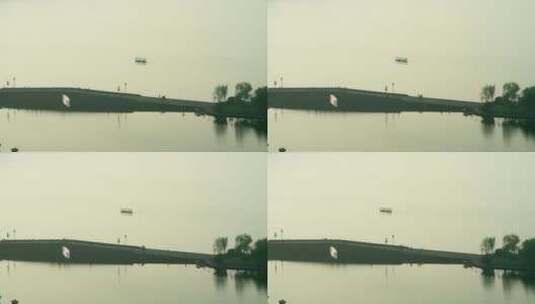 杭州西湖 断桥残雪高清在线视频素材下载
