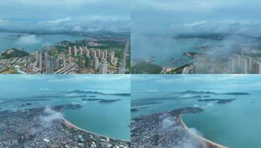4K航拍福建漳州市东山岛景区集合1高清在线视频素材下载