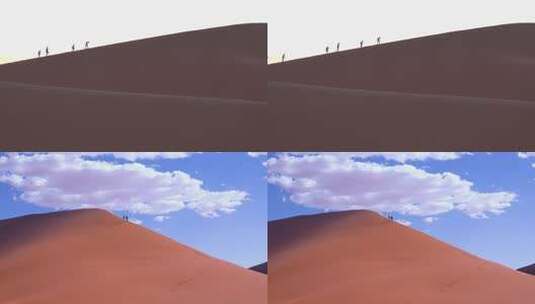 4k实拍大气震撼沙漠意境片头高清在线视频素材下载