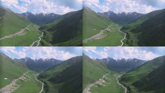 新疆航拍美景高清在线视频素材下载