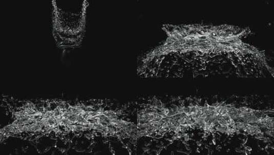 水流水花高清在线视频素材下载