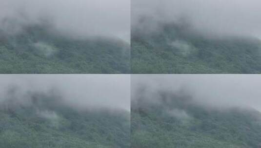 蓟州区山区附近雨后航拍高清在线视频素材下载