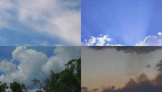 【合集】天上的云朵高清在线视频素材下载