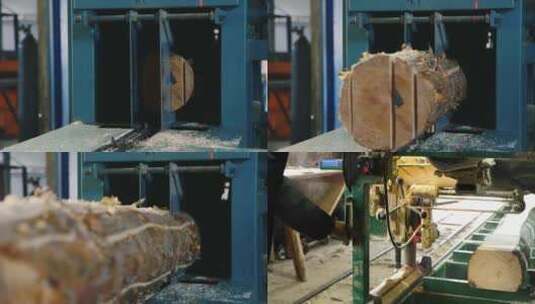 木材加工厂 木工巨匠木头加工高清在线视频素材下载