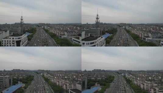 江苏徐州城市风光航拍高清在线视频素材下载
