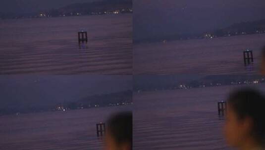 夜幕下的西湖高清在线视频素材下载