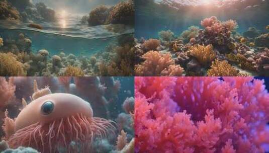 海底世界高清在线视频素材下载