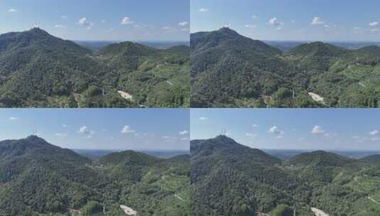 航拍山川丘陵大山山脉森林植物高清在线视频素材下载