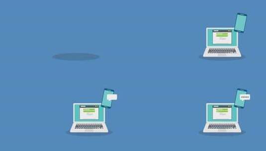 成功的网络浏览器使用密码表格和智能手机在高清在线视频素材下载