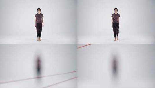 回忆女孩运动健身画面高清在线视频素材下载