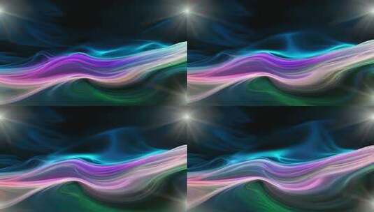 彩色动感波浪背景素材高清在线视频素材下载
