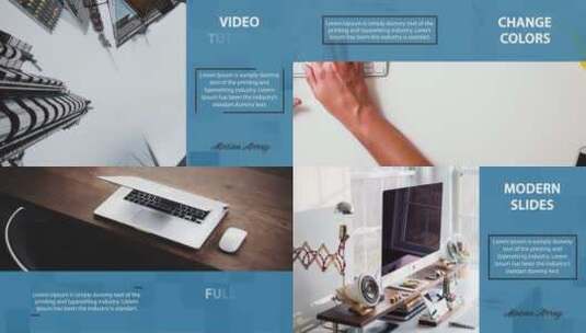 商务公司宣传幻灯片展示文本标题AE模板高清AE视频素材下载