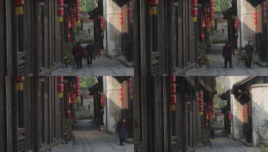 湖南黔阳古城古街小巷10【套组】高清在线视频素材下载