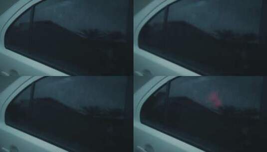 汽车车窗特写高清在线视频素材下载