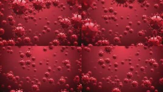 病毒 细胞 细菌 红细胞 癌症 肿瘤高清在线视频素材下载