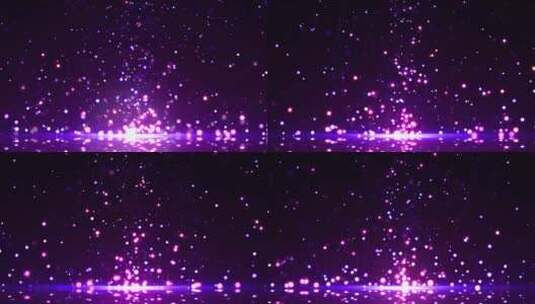 紫色唯美粒子背景高清在线视频素材下载