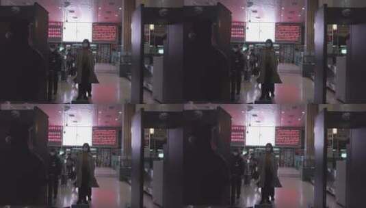 北京火车站进站4K实拍高清在线视频素材下载