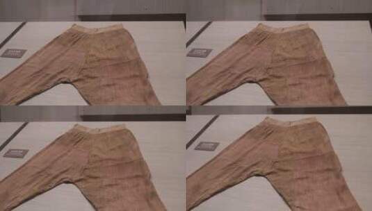 【镜头合集】出土文物古董古代服装布料 ~高清在线视频素材下载