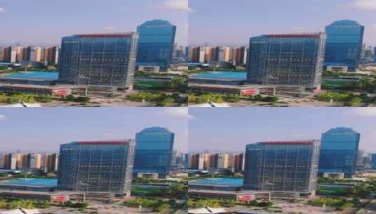贵州贵阳经济开发区竖屏航拍高清在线视频素材下载