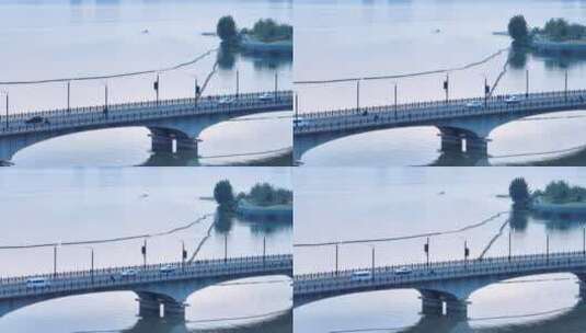 武汉南湖大桥高清在线视频素材下载