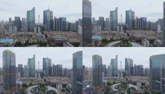 珠江新城中轴线高清在线视频素材下载